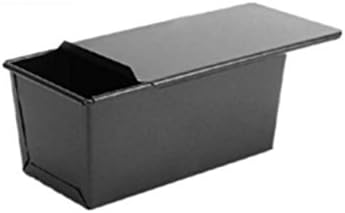 Ballylelly Non-Stick Coating Rectangle Bread Loaf Pastry Cake Tin Box Designed with Sliding Lid Baking Pan Bakeware Kitchen Tool