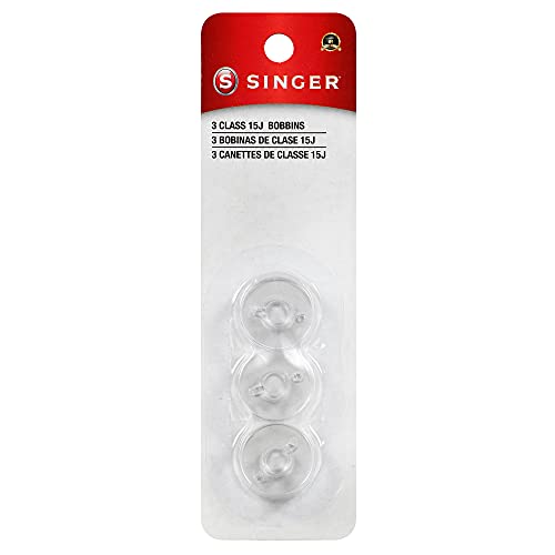 SINGER 06542 Class 15J Bobbins, Transparent, 3Count Pricepulse
