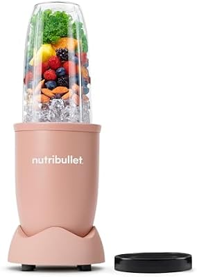 Pro 900 - Blender Personnel Multifonction, Smoothie, Fruits et Légumes, Compact, Facile à Utiliser et Nettoyer, Extraction Nutriments, 900W, Rose Mat Minéral (NB904MACL)