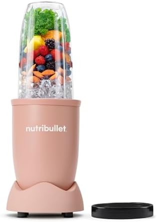 Pro 900 - Batidora Personal Multifunción, Blender Frutas y Verduras, Diseño Compacto, Fácil de Usar y Limpieza Rápida, Extracción de Nutrientes, 900W, Mineral Rosa Mate (NB904MACL)