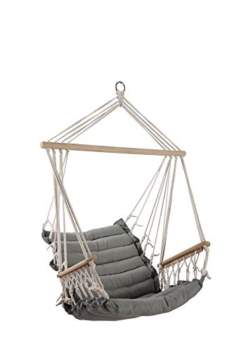 Ass Design Hängesessel Stoffsessel Schwebesessel Hängekorb Maly mit extrem gemütlichem 6cm dicken Sitzkissen und…