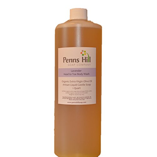 Organic Liquid Extra Virgin Olive Oil Castile Soap (Lavender)