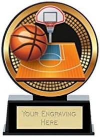 Basketball Trophy Award 120mm Free Engraving (PGS003) gw