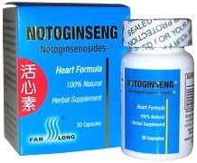 NOTOGINSENG, Heart Formula, 100% Naturaln herbal nsupplement, 30 caps by Far Long Pharmaceuticals