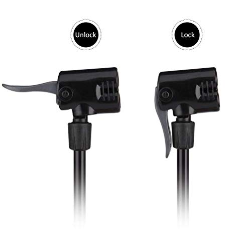 image for Ayestar Mini Bike Floor Pump Foot Bicycle Tire Pump Portable Bike air 