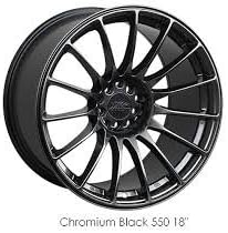 XXR 550 15X8 +21 4X100/114.3 CHROMIUM BLACK