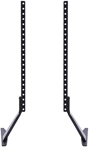 EnjoyShop2018 Universal Table Top TV Stand Base for 37" - 65" Flat-Screen TVs with Height Adjustability and Durable Sleek Design