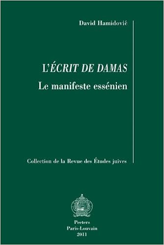 L Ecrit De Damas Le Manifeste Essenien Pdf Telecharger Cargusimpdemazturk