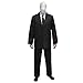 Morphsuits Men's Slenderman Costume Adult, Black and White, Small/ (5'10