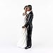 LaHomey Cake Wedding Topper, African American Wedding Anniversary Bride and Groom Resin Cake Topper Figurine