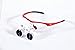 WorKing 3.5x 420mm Working Distance Surgical Binocular Loupes Optical Glass with LED Head Light Lamp+Aluminum Box Red