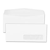 Quality Park 21332 Quality Park Right-Window Envelopes, #10, 24lb, White, 500/Box, Office Central