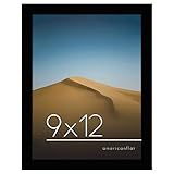 Americanflat 9x12 Picture Frame in Black