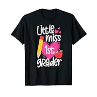 First Day Of School Little Miss 1st Grader Girls T-Shirt