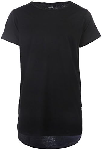 STAMPD Men's Dune Scallop Tee SLA-842TE Black SZ M