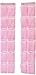 Simple Houseware 24 Pockets - 2PK 12 Large Pockets Over Door Hanging Shoe Organizer, Pink