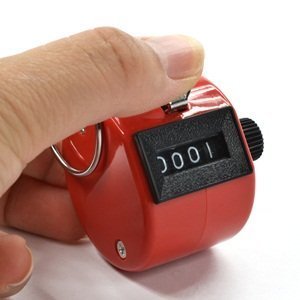 image for Generic Bluecell Assorted Color Handheld Tally Counter 4 Digit Display