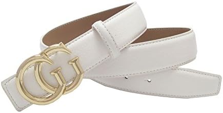 Western Women Leather Belt Casual Retro G Buckle Belt Lady Leather Belt Gift With Jeans