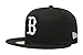 MLB Boston Red Sox Black with White 59FIFTY Fitted Cap, 7 1/4