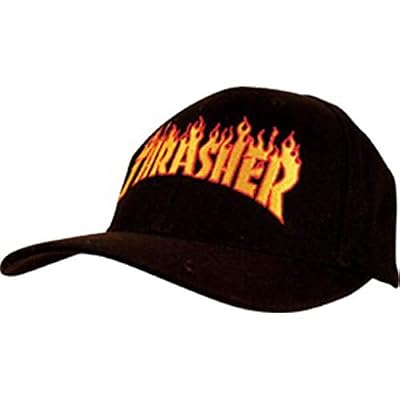 Buy Thrasher Magazine Flame Black Hat 