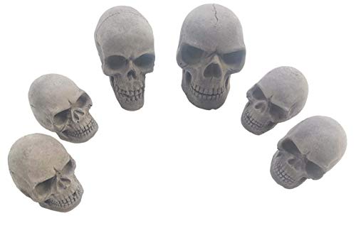 Amazeng Skull Charcoal briquettes Handmade, for Indoor or Outdoor, Campfire, BBQ Charcoal, Gothic Charcoal(Qty 6, Black) - Thumbnail 4