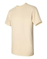 Gildan 5.3 oz. Heavy Cotton T-Shirt, Small, Natural