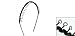 uxcell Twisted Metal Teeth Comb Black Headband Hair Style Hairwear Hoop for Lady