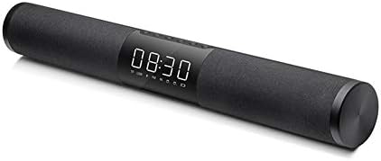 WSYA Home TV Bluetooth Speaker,Portable Wireless Subwoofer 3D Surround FM Radio MP3 MP4 Alarm Clock Black