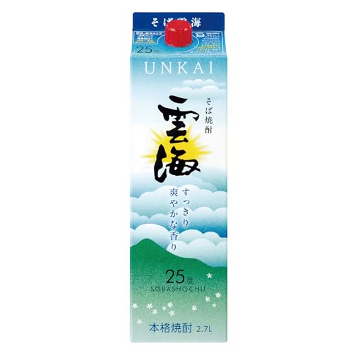 雲海酒造 そば雲海 25度 パック 2.7L