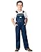 Liberty Big Boys Youth Denim Bib Overall, Rigid Blue, 12