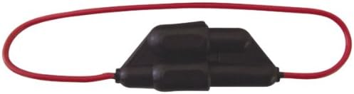 Rig Rite Manufacturing 220 Marine Watertight Fuse Holder with 12-Gauge Wire and 20-Amp Fuse