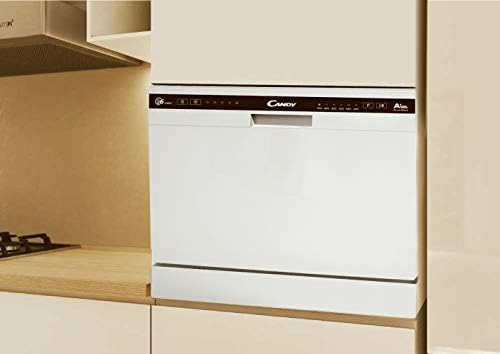 Los mejores lavavajillas 2022 jonsguide.org Candy CDCP 6/E Lavavajillas pequeño, Altura 43,8 cm, 6 servicios, 6 Programas,...