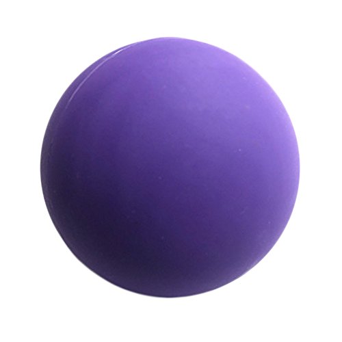 Aneil Silicone Yoga Massage Ball Self Therapy Trigger Point Release Muscle Knots (Silicone Purple)