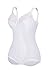 Glamorise Women's Plus-Size Soft Shoulders Body Smoother, White, 44B