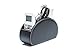 Remote Control Holder Organizer Leather TV Media Table Caddy Storage with 5 Spacious Compartments