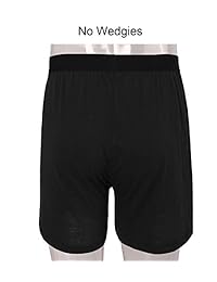 Innersy - Calzoncillos para hombre, 4 unidades, cierre de botón, 100% algodón, color negro