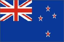 New Zealand Screen Print Polyester Flag 2 X 3 Ft.
