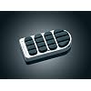 Kuryakyn 8044 Motorfietsvoetbediening: Longhorn ISO rempedaalpad voor 1984-2019 Harley-Davidson Motorfietsen, Chroom, 1…