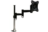 Black Full-Motion Tilt/Swivel Desk/Monitor Mount Bracket for LG ProCentric 28LY560M 28