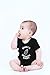 Crazy Bros Tee's Daddy's Drinking Buddy Baby Bodysuit Funny Baby Clothes Perfect Newborn Romper Cute Outfit (Newborn, Black)