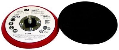 3M 20352 Low Profile Disc Pad, 5 in x 3/8 in x 5/16-24 External, Aluminum Oxide, Medium Grit, Compatible with Angle Grinder