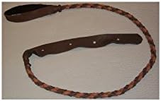 Lakota Leathers LK-RBCH - Chocolate & Tobacco Mandolin Strap - Braided 43