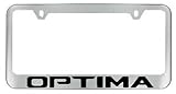 KIA Optima Chrome License Plate Frame with 2 free caps