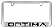 KIA Optima Chrome License Plate Frame with 2 free caps