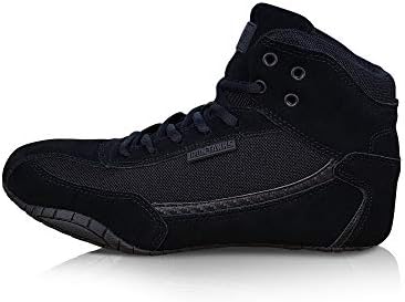 Iron Tanks Riot Gym Shoes - Void Black - Bodybuilding, Powerlifting, Weightlifting, Wrestling, Flat