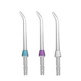 Dentive Classic High-Pressure Jet Tips, Water Flosser Replacement heads for General Use – Pack of 3