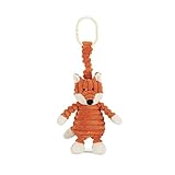 Jellycat Cordy Roy Baby Fox Jitter Stroller Toy, 7 inches