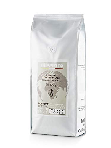 GEPPETTO Miscela Tradizionale 80% Robusta – 20% Arabica Kaffeebohnen, italienischer Caffè (6kg)