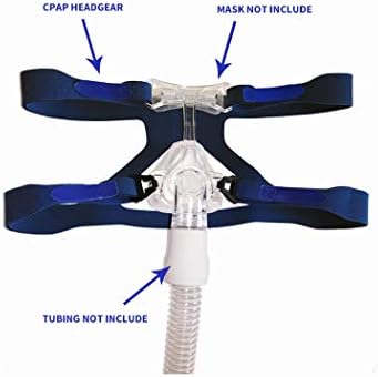 CPAP Headgear Strap Universal Replaces for Respironics and ResMed CPAP Headgear Ultralight Soft and Breathable for Most CPAP Full Face & Nasal Apnea Masks