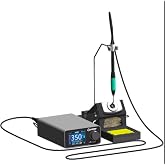 GEEBOON TC22 soldering station compatible with 115/210/245/T12 soldering tip color curve display soldering rework station (TC22, C115KIT)